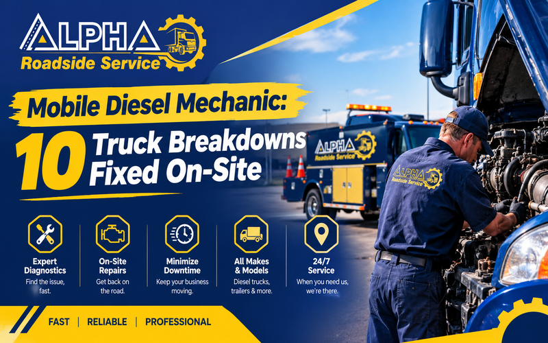 What Can a Mobile Diesel Mechanic Fix On-Site? 10 Common Breakdowns